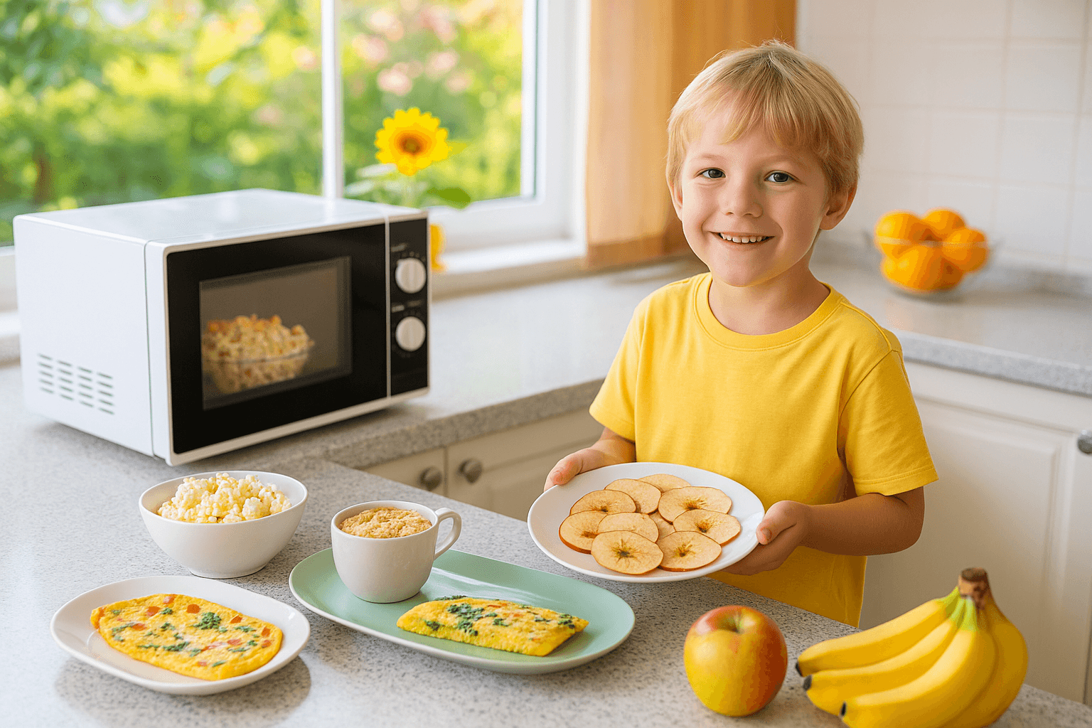 How to Make Healthy Summer Snacks for Kids Using a Microwave